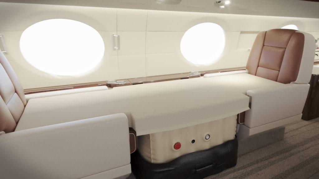 best bed for private jet jetbed club seat bed