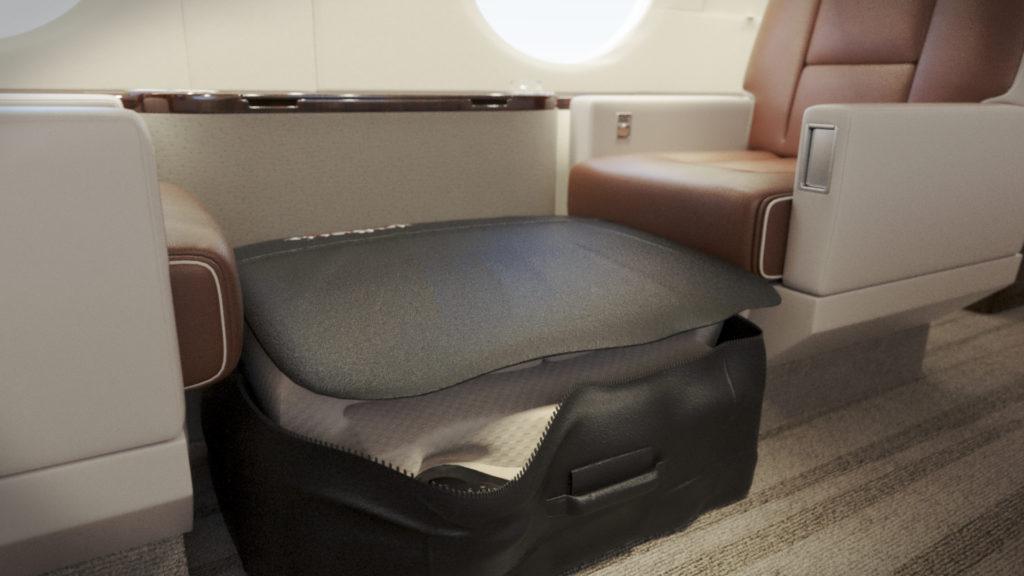 best bed for private jet jetbed stow position