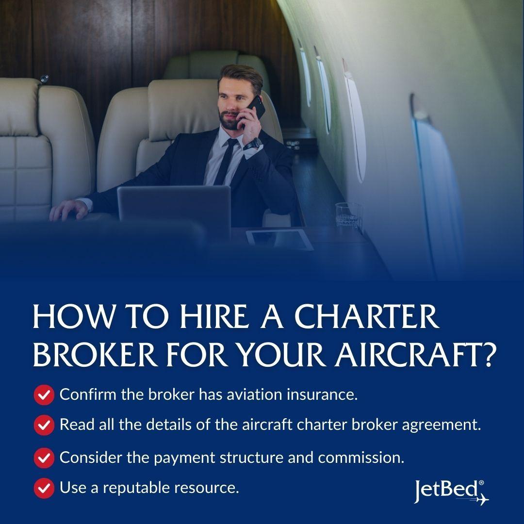 How to hire a charter broker for your aircraft