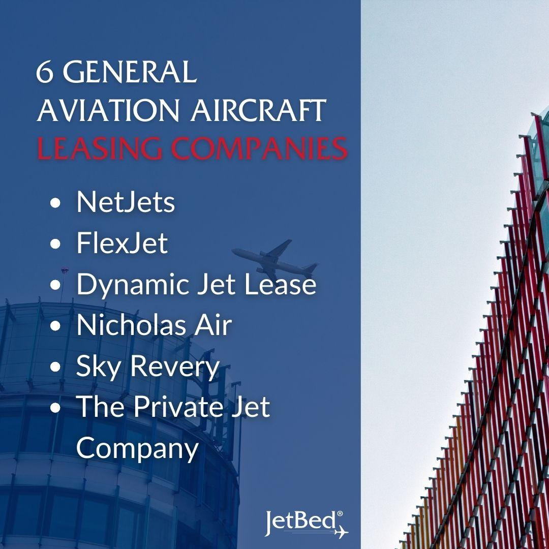 List of General aviation leasing companies 