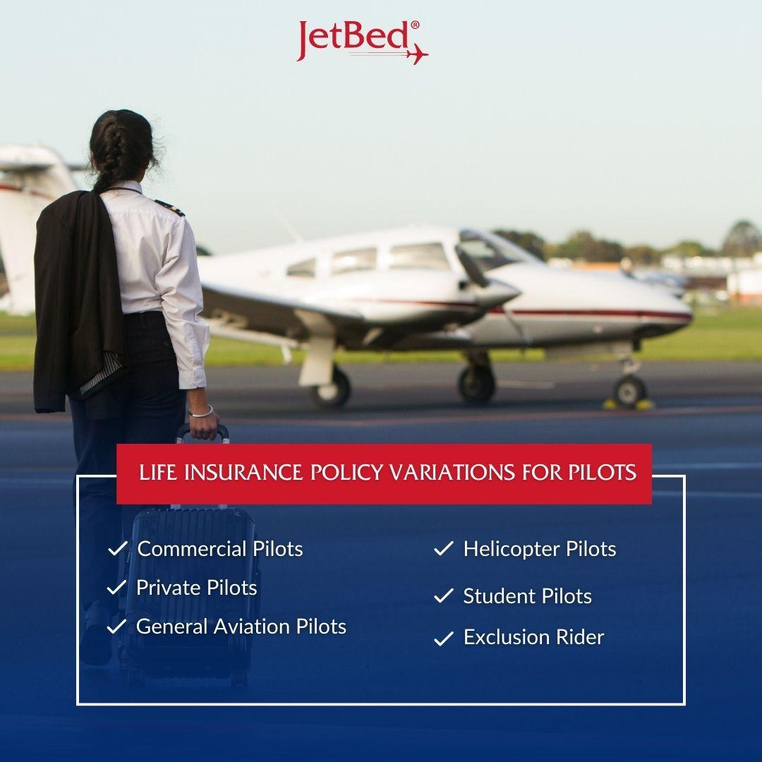 life insurance policy variations for pilots