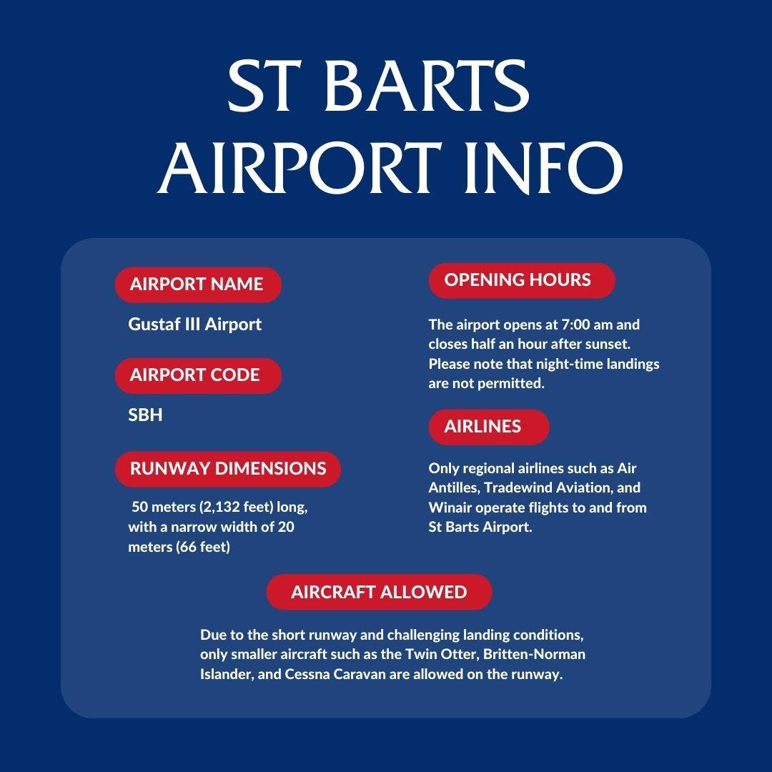 St. Barts Airport Info