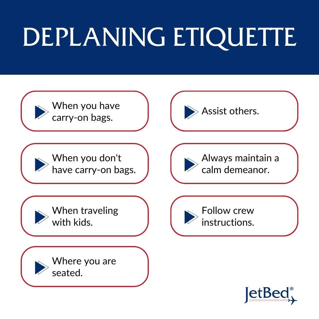 Deplaning Etiquette