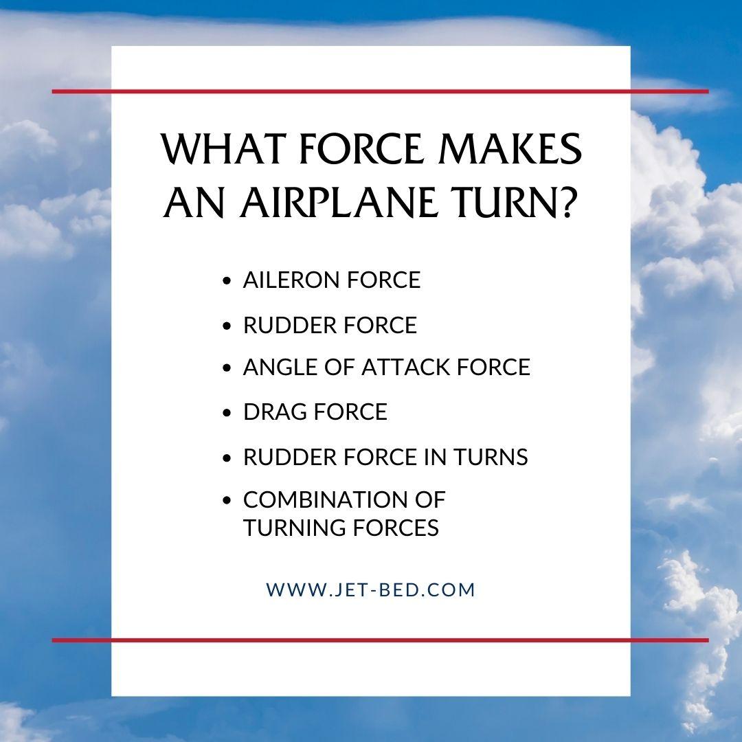 What Force Makes An Airplane Turn