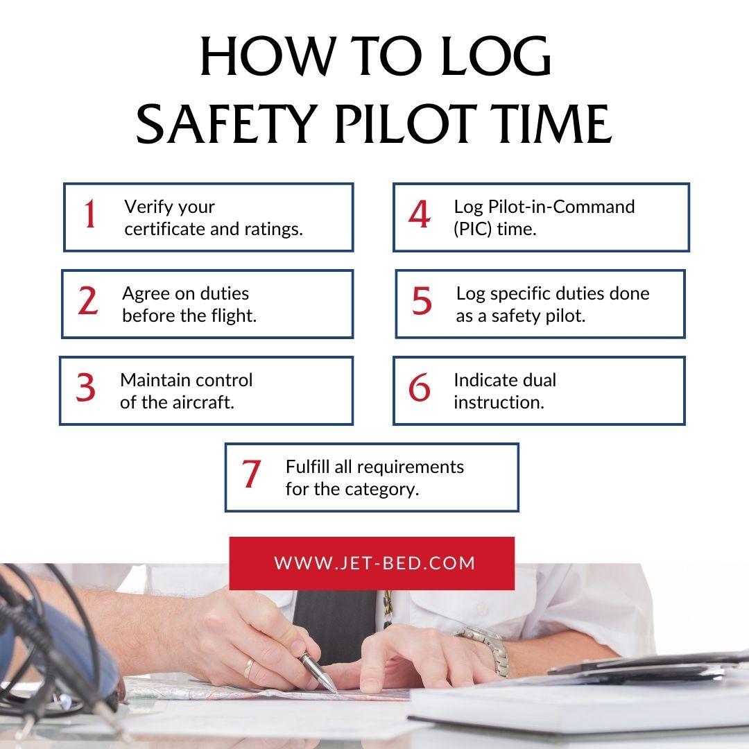 how to log safety pilot time