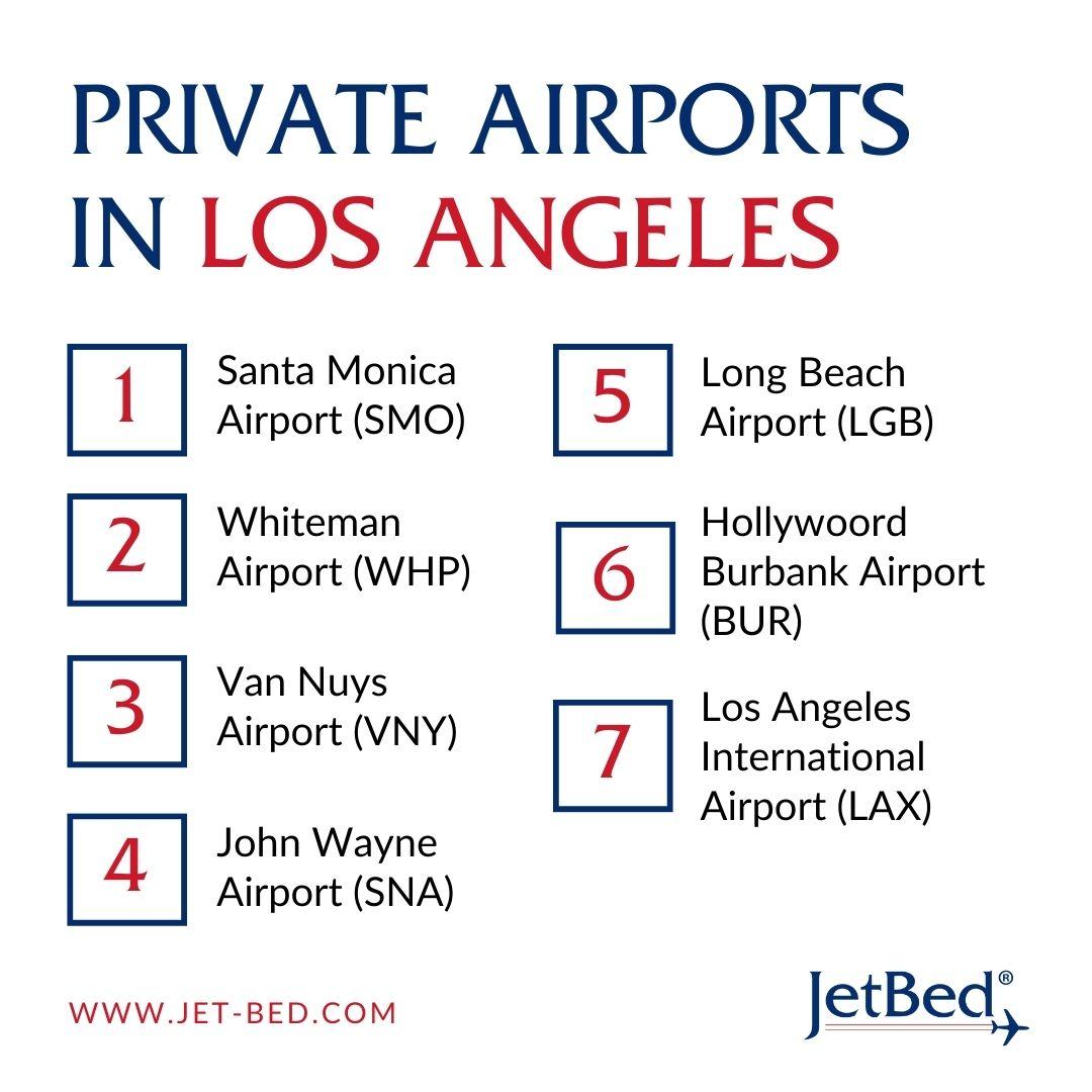 private airports in los angeles