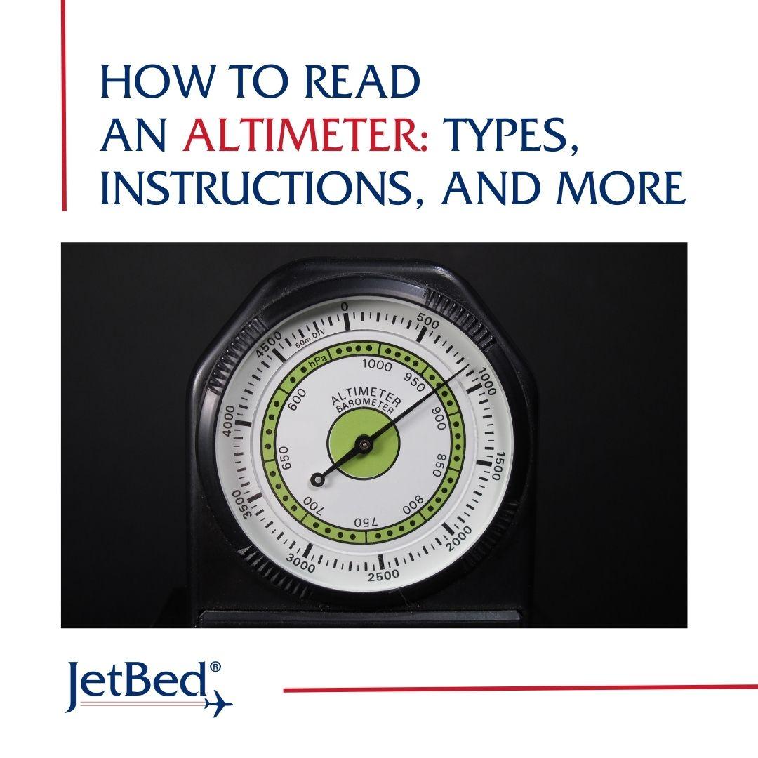 how to read an altimeter:  types, instructions, and more
