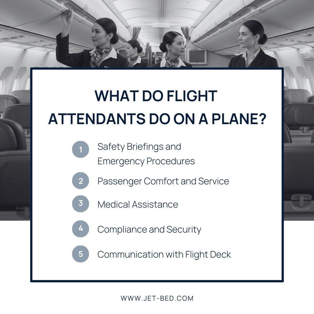 what do flight attendants do on a plane
