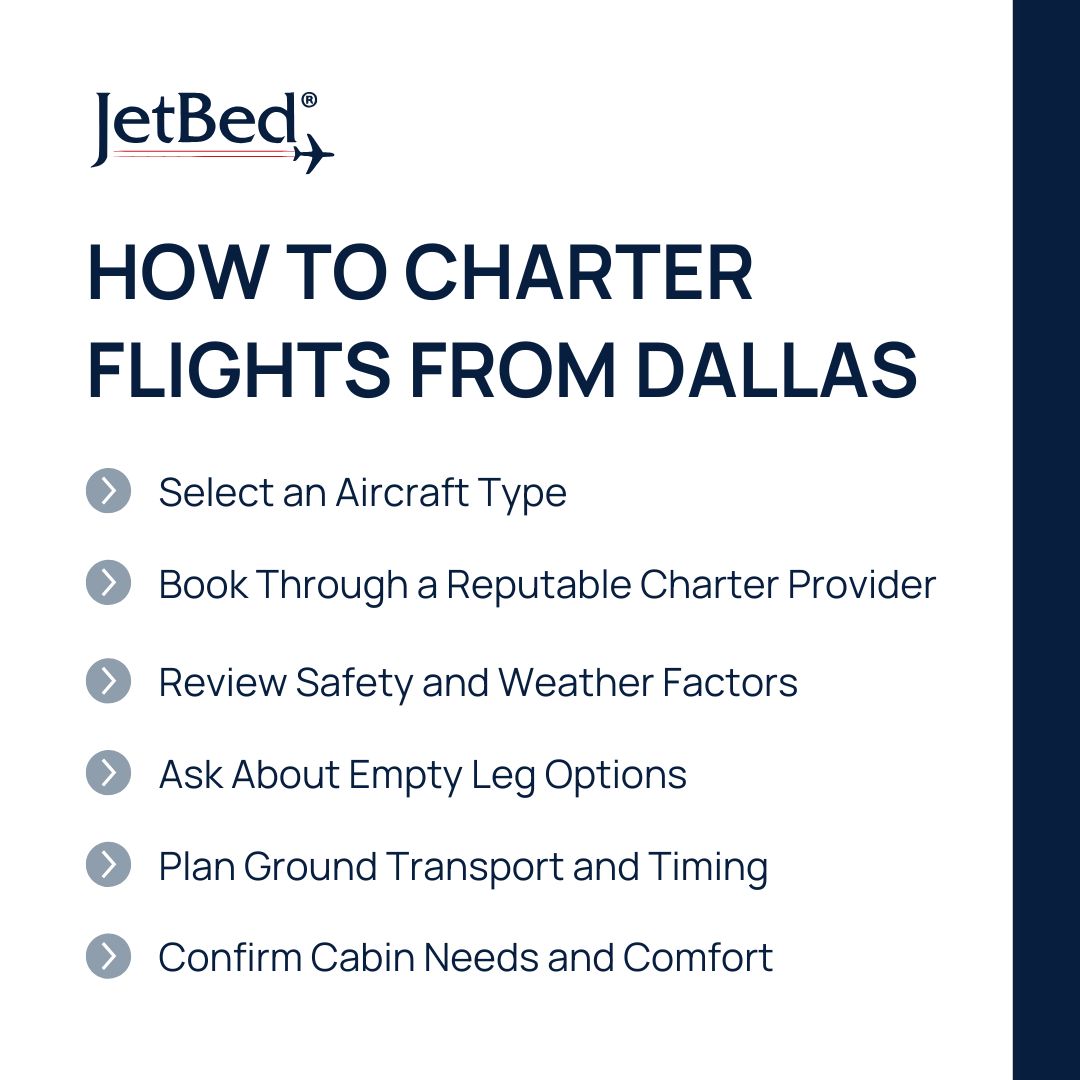 How to Charter Flights From Dallas