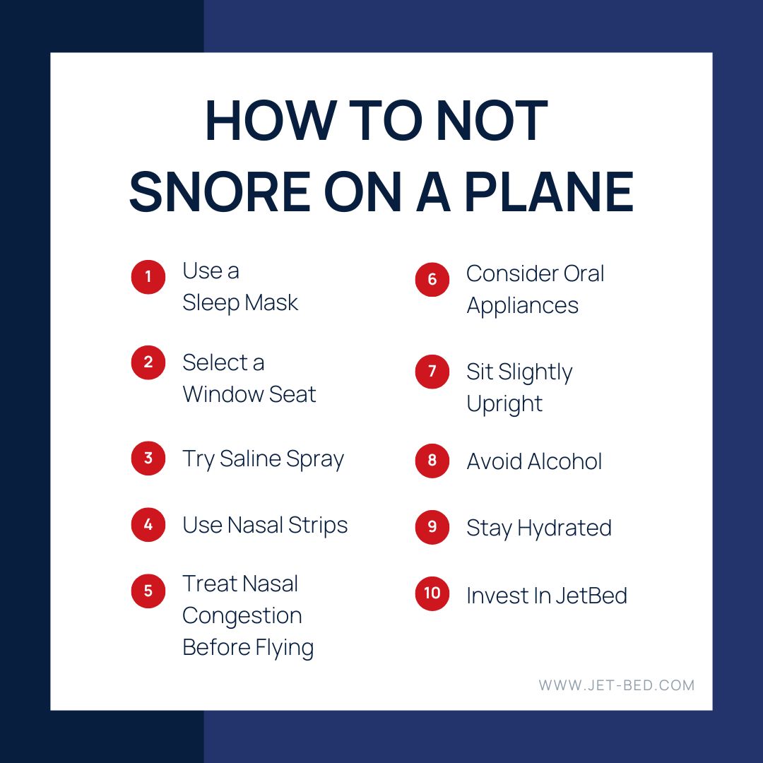 How to Not Snore on a Plane