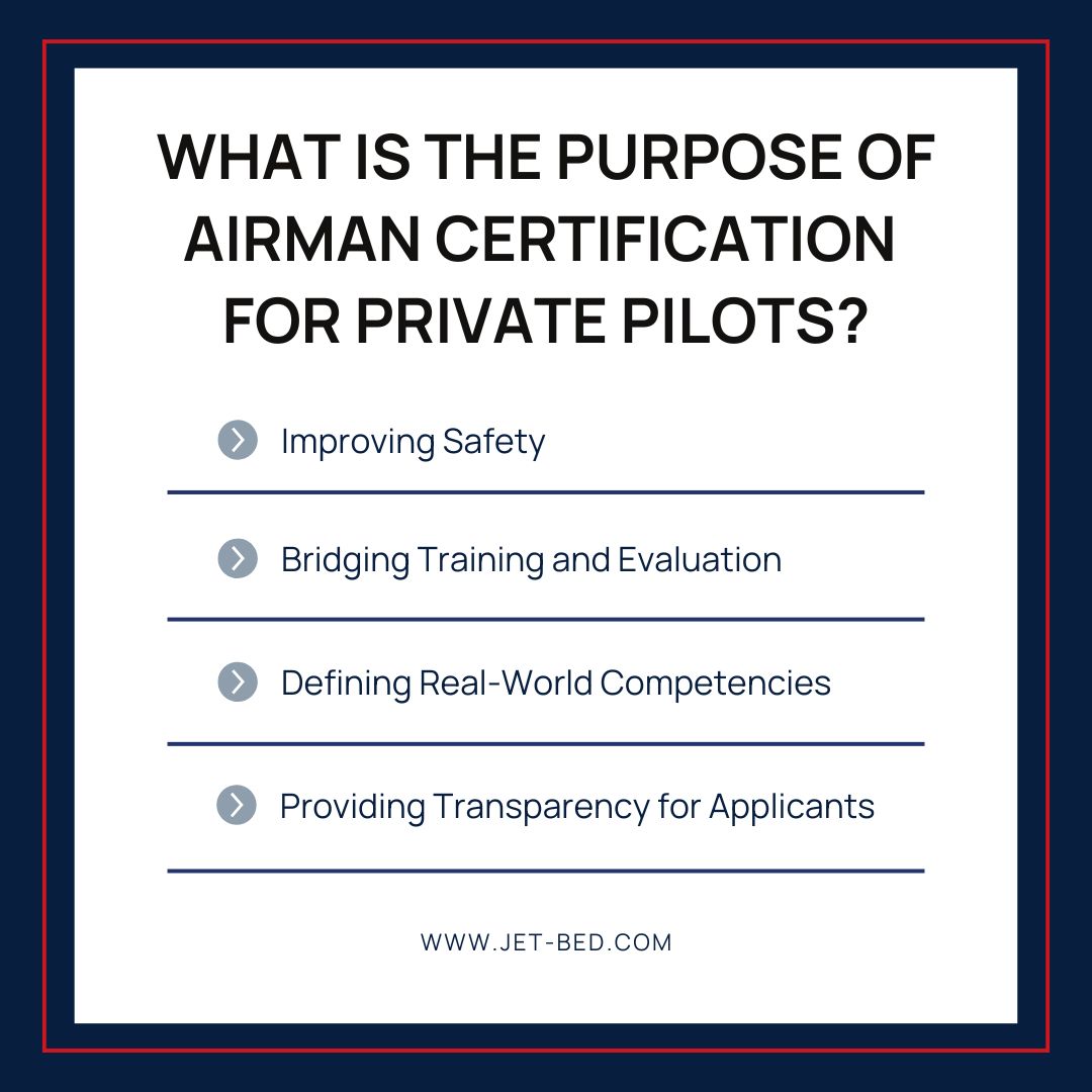 Purpose of Airman Certification for Private Pilots What Is the Purpose of Airman Certification for Private Pilots