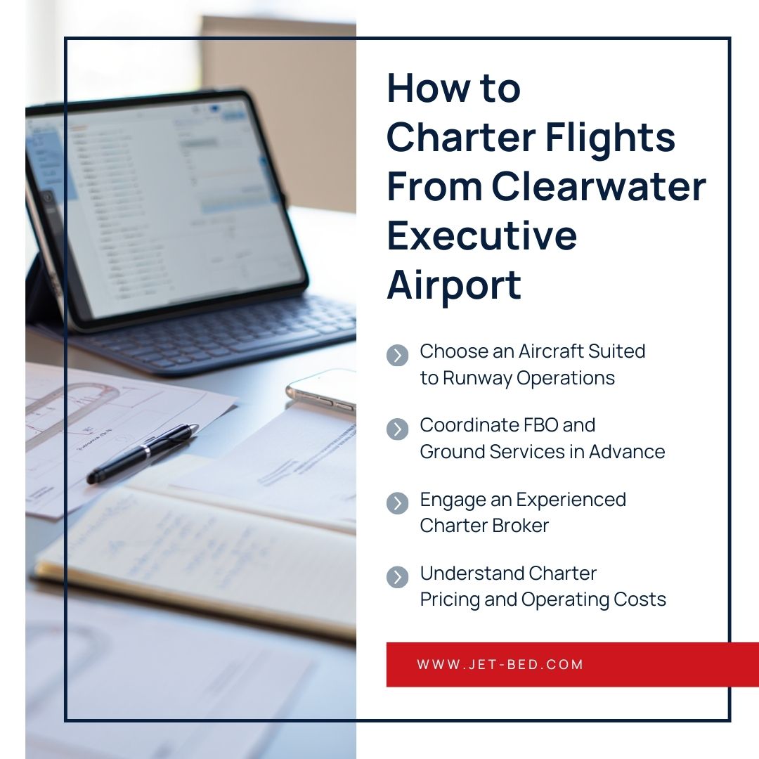 How to Charter Flight from Clearwater Executive Airport