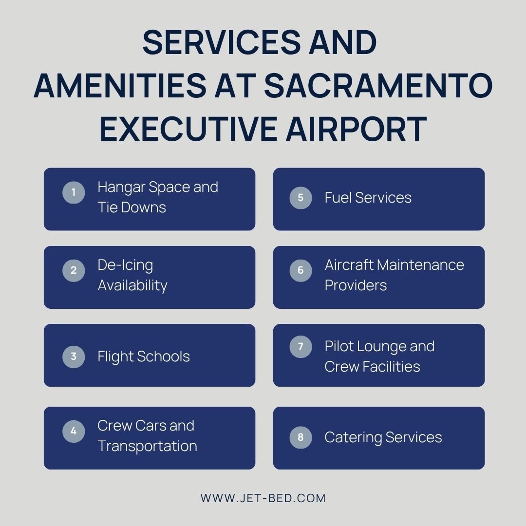 Services and Amenities at Sacramento Executive Airport