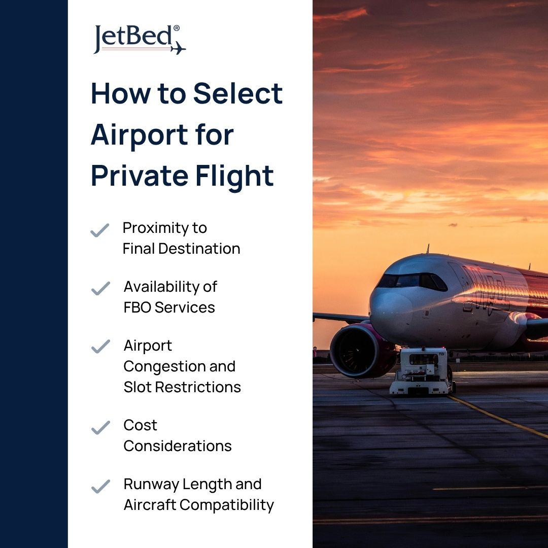 How to Select Airport for Private Flight