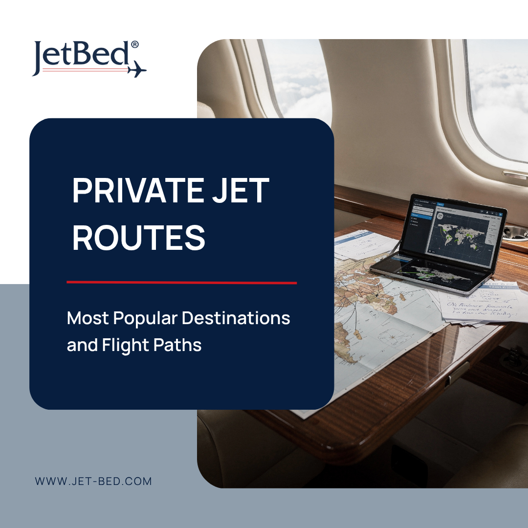 Private Jet Routes: Most Popular Destinations and Flight Paths