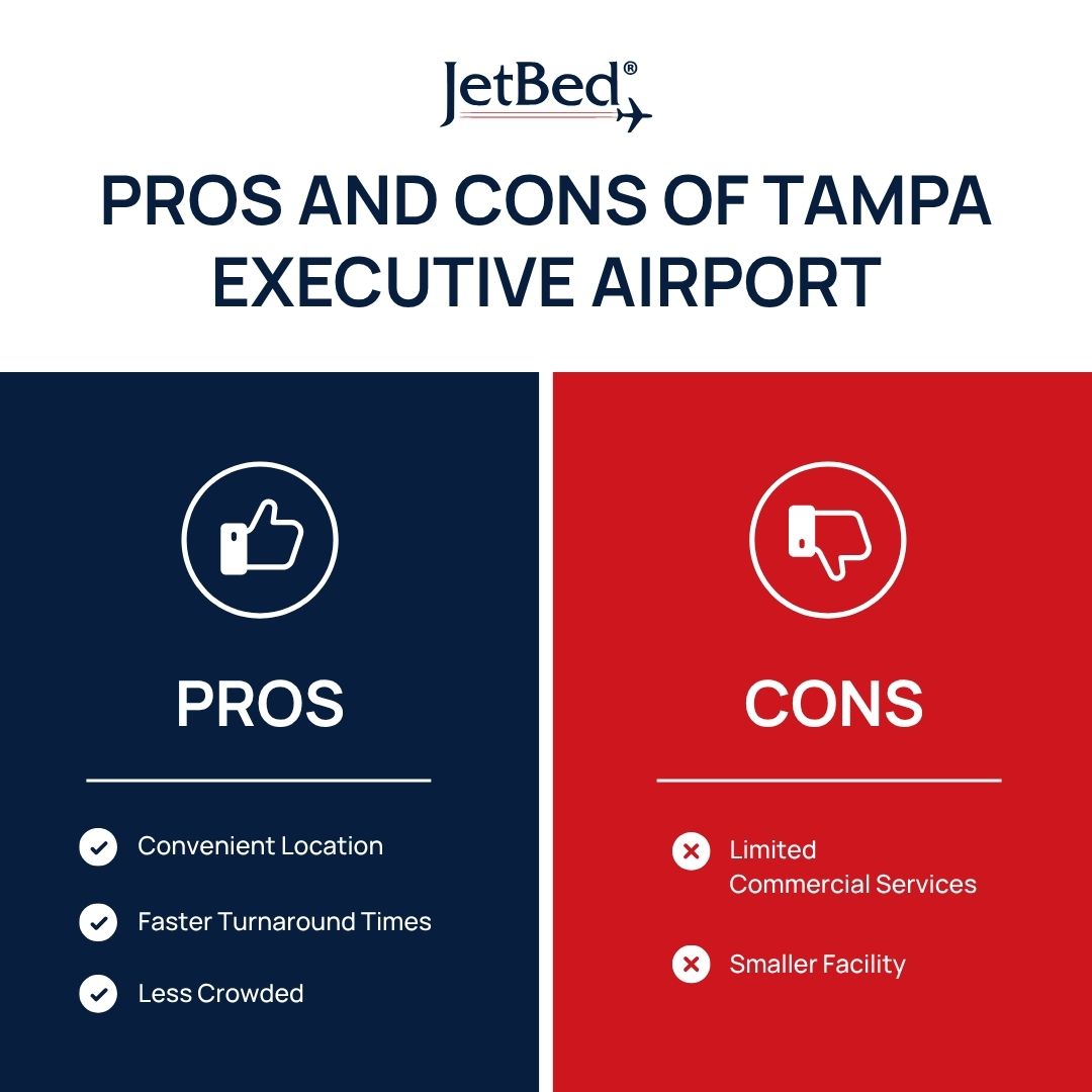 Pros and Cons of Tampa Executive Airport