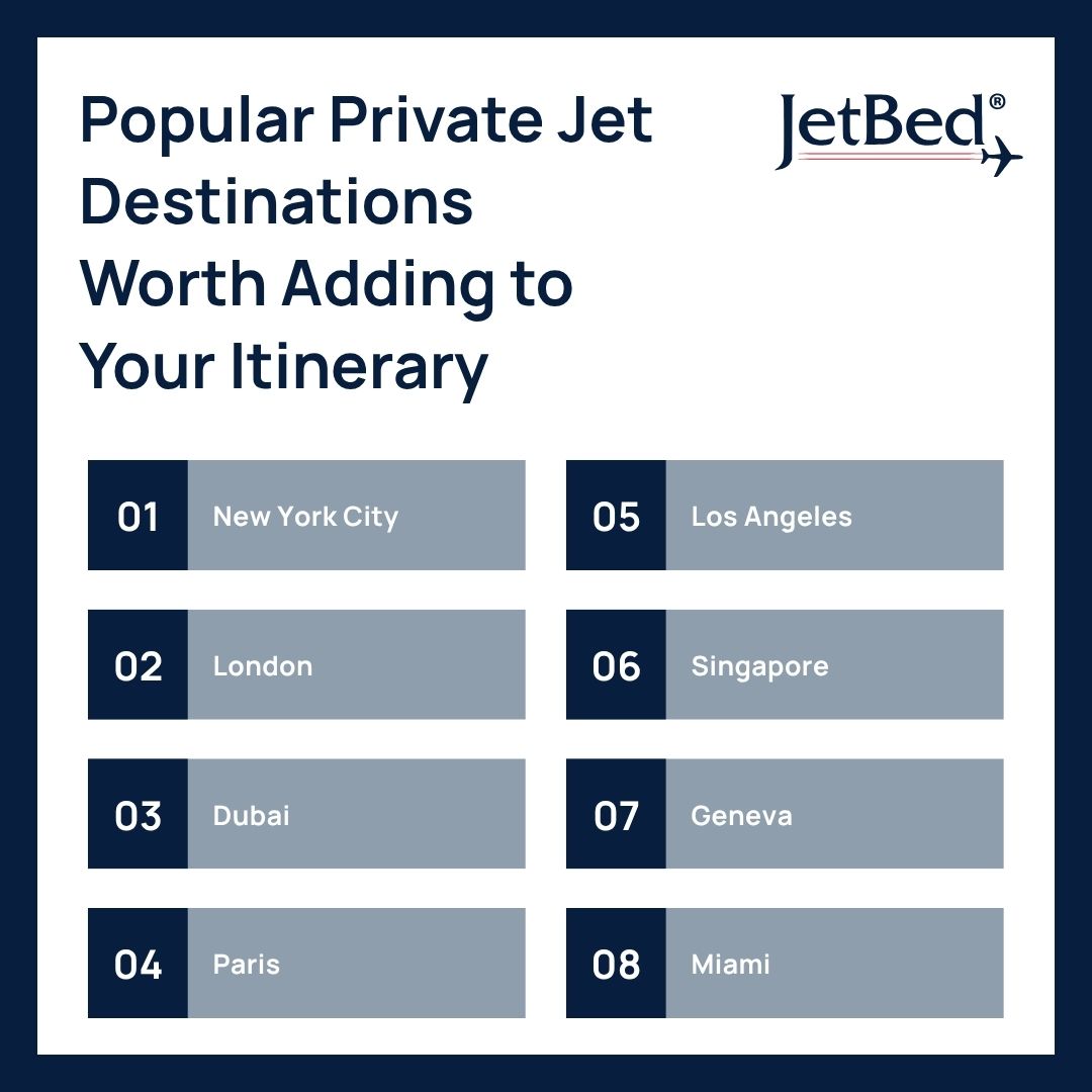 top Private Jet Destinations Popular Private Jet Destinations Worth Adding to Your Itinerary