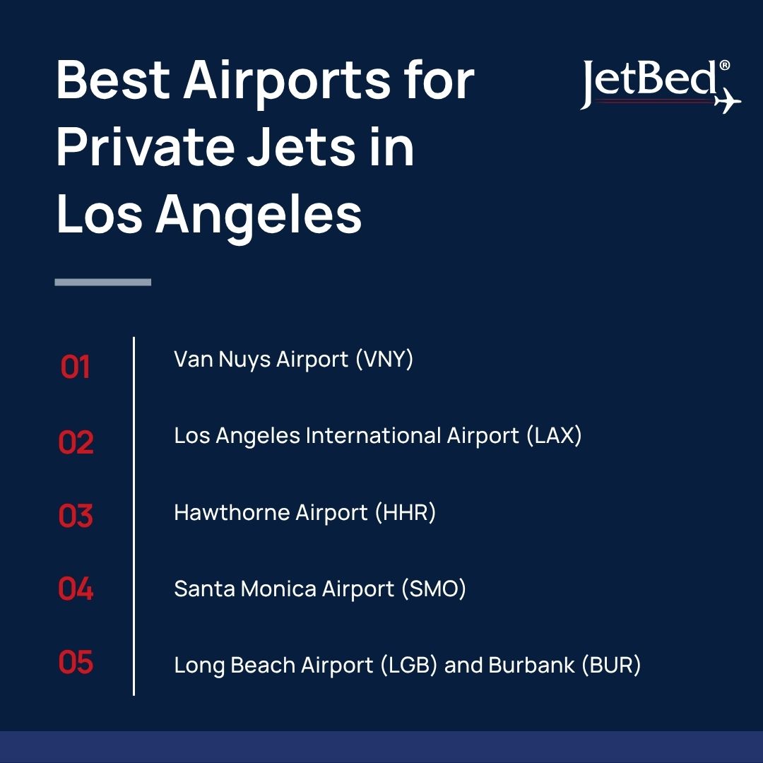 Best Airports for Private Jets in Los Angeles Best Airports for Private Jets in Los Angeles